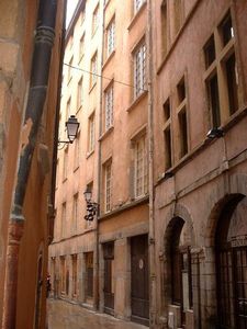Rue de Gadagne in the heart of the Vieux Lyon