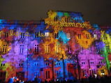 Lyon during the festival of lights: Palais Saint Pierre
